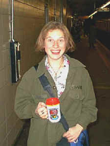 Phot of Gina in Subway Station