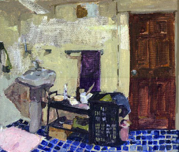 Painting of Basement Bathroom
