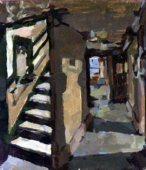 Painting of Hallway